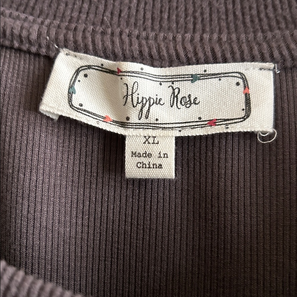 Gray Cropped Top - Picture 2 of 3